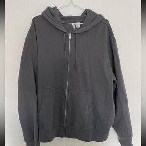 Dark grey zip up
